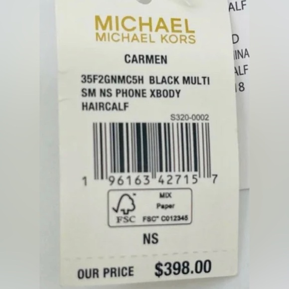 MICHAEL KORS
Carmen SM Printed Calf Hair and Crocodile Embossed Faux Leather Bag - Picture 11 of 11